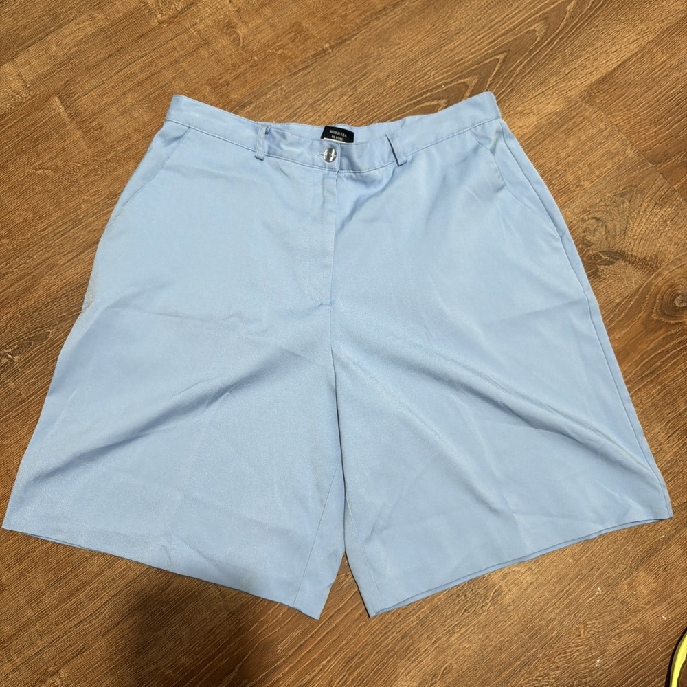Vintage Lily's of Beverly Hills Green Shorts Plus Sz 12Golf High Waist Pockets